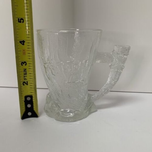 Vintage McDonalds Flintstones Mammoth Glass Mug Cup RocDonalds 1993 France - Picture 7 of 12